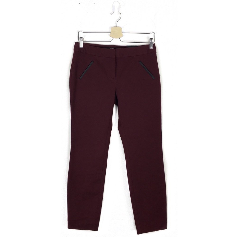 Alfani | NEW Burgundy tummy control slim leg pants